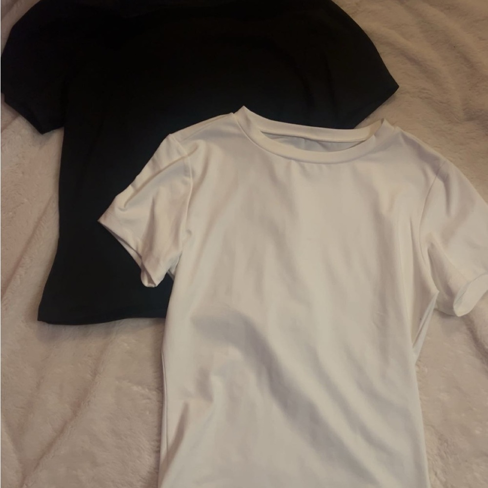 Black and White T-Shirt Set